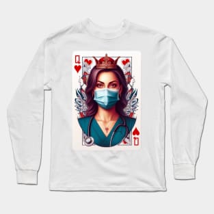 Doctor Playing Card Long Sleeve T-Shirt